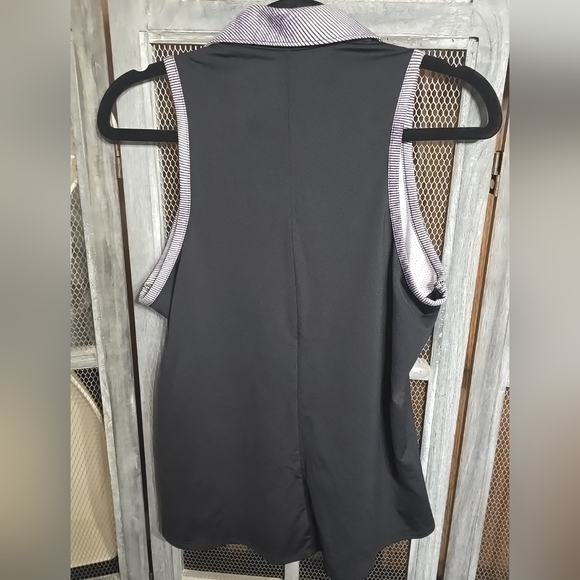 Adidas Women's Black and White Tank Top - Picture 5 of 5